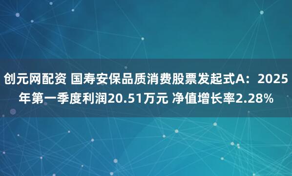 创元网配资 国寿安保品质消费股票发起式A：2025年第一季度利润20.51万元 净值增长率2.28%