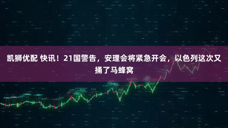 凯狮优配 快讯!21国警告,安理会将紧急开会,以色列这次又捅了马蜂窝