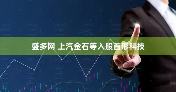 盛多网 上汽金石等入股首形科技
